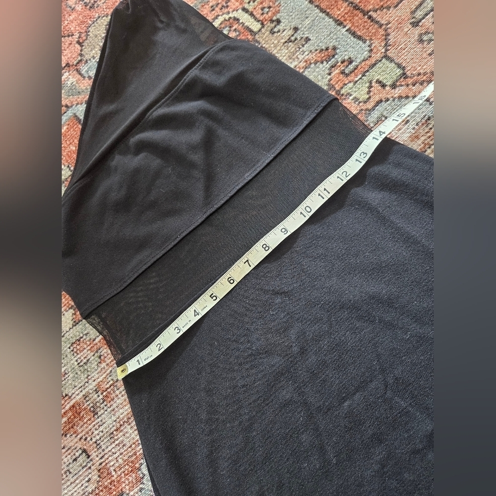 Express Black One-Shoulder Sheer Panel Bodycon Dress - Size 8 - Picture 12 of 16
